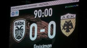 ΠΑΟΚ: Μόνο στα πλέι οφ τέτοια κατάσταση