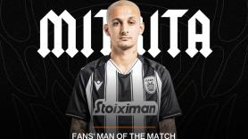 Fans’ Man of the Match ο Μιτρίτσα