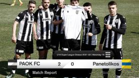 2-0 τον Παναιτωλικό η Κ19