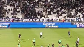Όλο το ελληνικό ποδόσφαιρο ενωμένο, με πανό κατά βιαστών και «συστήματος»