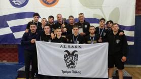 «Ασημένιοι» οι έφηβοι Πάλης του ΠΑΟΚ στο Πανελλήνιο Πρωτάθλημα! (pics)