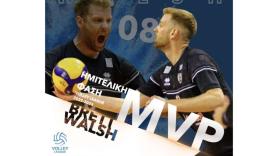 MVP των ημιτελικών της Volley League ανδρών ο Μπρετ Ουόλς!
