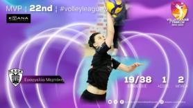 MVP η Μερτέκη- Στην κορυφαία επτάδα οι Ηλιοπούλου και Μπλάνκο!