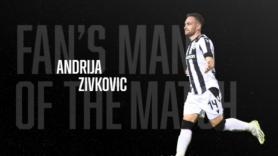 Fans’ Man of the Match ο Α.Ζίβκοβιτς