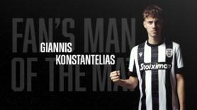 Fans’ Man of the Match ο Κωνσταντέλιας