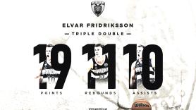 Ένα μοναδικό triple double από τον Elvar Fridriksson!
