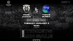 Τα εισιτήρια για τον αγώνα ΠΑΟΚ – Tofas
