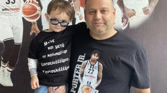 ΠΑΟΚ από… κούνια – Ο μικρός Ηλίας με τέταρτο διαρκείας πριν κλείσει τα 4!
