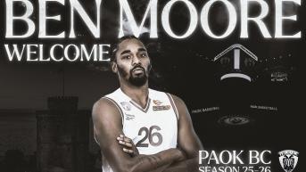 O Ben Moore στον ΠΑΟΚ mateco