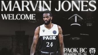 Ο Marvin Jones στον ΠΑΟΚ mateco