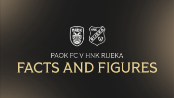 Facts & Figures για το ΠΑΟΚ - Ριέκα