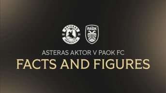 Facts & Figures για το Asteras AKTOR-ΠΑΟΚ