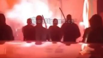 Οπαδοί του Ερυθρού Αστέρα επιτέθηκαν σε αυτούς της Παρτιζάν μετά το ματς με τον ΠΑΟΚ (vid)