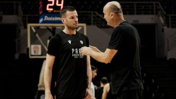 Η προετοιμασία για το πρώτο παιχνίδι στους “16” του FIBA Europe Cup