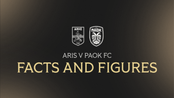 Facts & Figures για το Άρης - ΠΑΟΚ