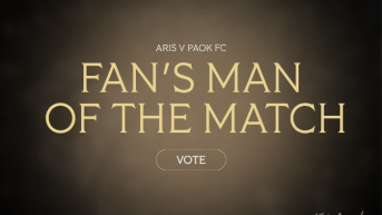 Ψηφίστε τον Fans’ Man of the Match: Άρης - ΠΑΟΚ