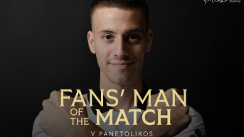 Fans’ Man of the Match o Κωνσταντέλιας