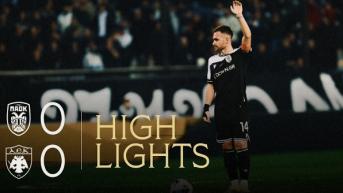 Τα στιγμιότυπα του ΠΑΟΚ - ΑΕΚ