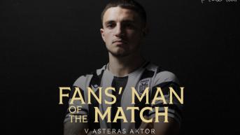 Fans’ Man of the Match o Ζαφείρης