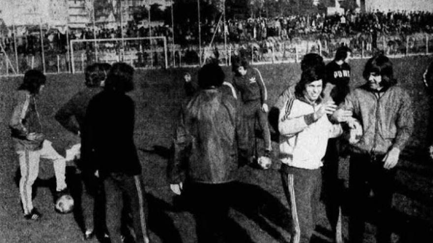 Προπόνηση Άγιαξ στην Τούμπα 13/02/1973