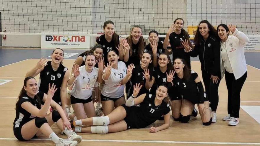 Προκρίθηκε αήττητη στο Final-4 η Κ18 βόλεϊ κοριτσιών του ΠΑΟΚ!