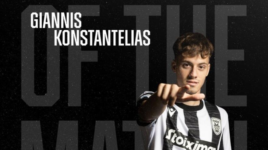 Fans’ Man of the Match ο Κωνσταντέλιας