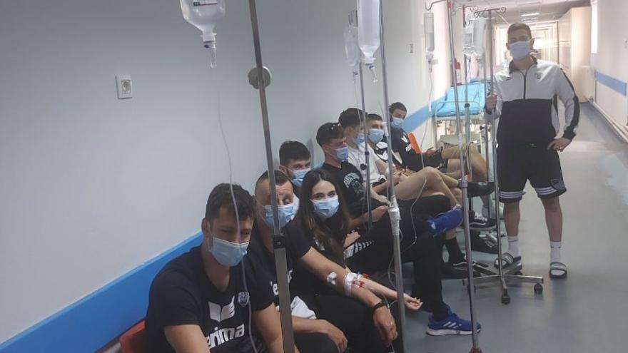 Η ομάδα Χάντμπολ Ανδρών του ΠΑΟΚ στο νοσοκομείο λόγω τροφικής δηλητηρίασης