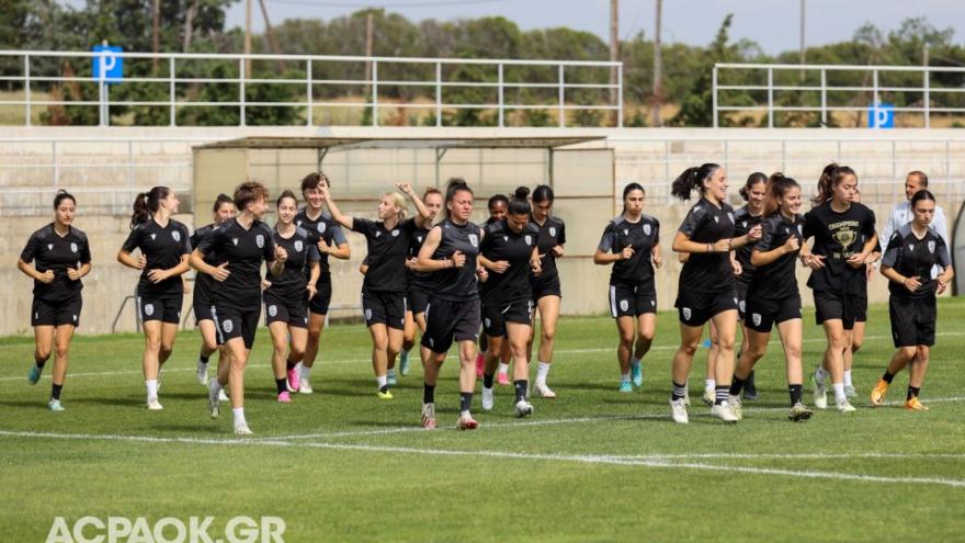 Photostory από την προπόνηση του Ποδοσφαίρου γυναικών