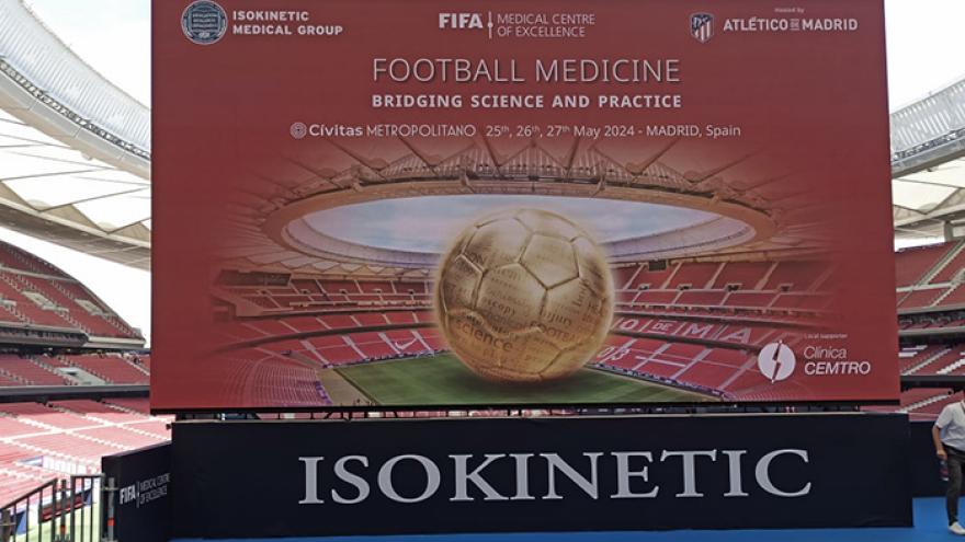 Isokinetic Conference Football Medicine, συνέδριο στο Metropolitano Stadium της Ατλέτικο Μαδρίτης
