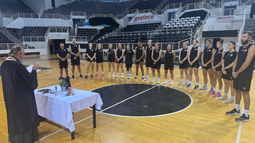 Αγιασμός για το Μπάσκετ γυναικών του ΠΑΟΚ! (pics)