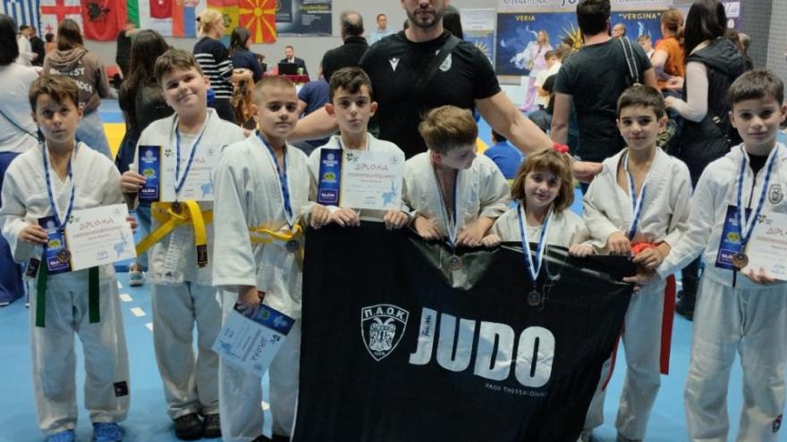 «Σάρωσαν» τα μετάλλια οι Judoka του ΠΑΟΚ στην Βέροια!