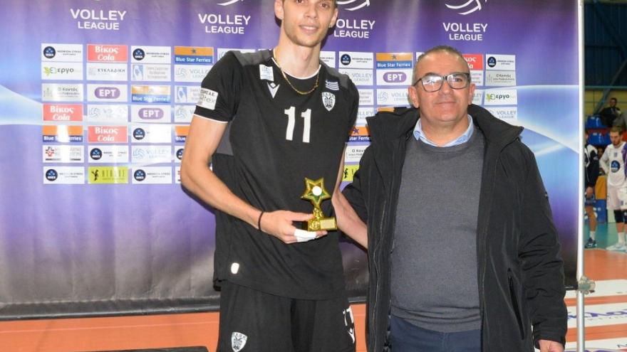 MVP ο Δημήτρης Μούχλιας στο Φοίνικας Σύρου-ΠΑΟΚ