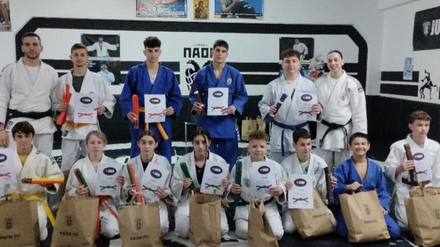 Εξετάσεις ζωνών για το τμήμα JUDO του ΠΑΟΚ! (pics)