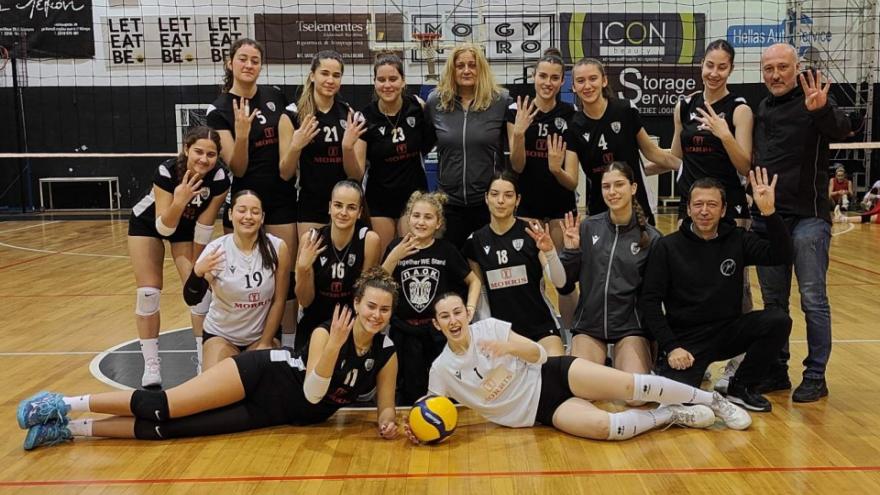Προκρίθηκε στο Final-4 της ΕΠΕΣΘ η Κ20 βόλεϊ κοριτσιών του ΠΑΟΚ!