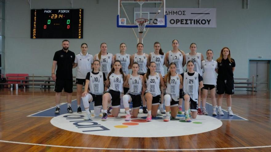Στα ημιτελικά του Πανελληνίου Πρωταθλήματος οι κορασίδες μπάσκετ του ΠΑΟΚ!