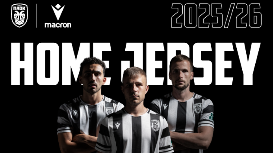 PAOK FC Home Kit 2025-26 | Our Way, Our Stripes [photos+video]