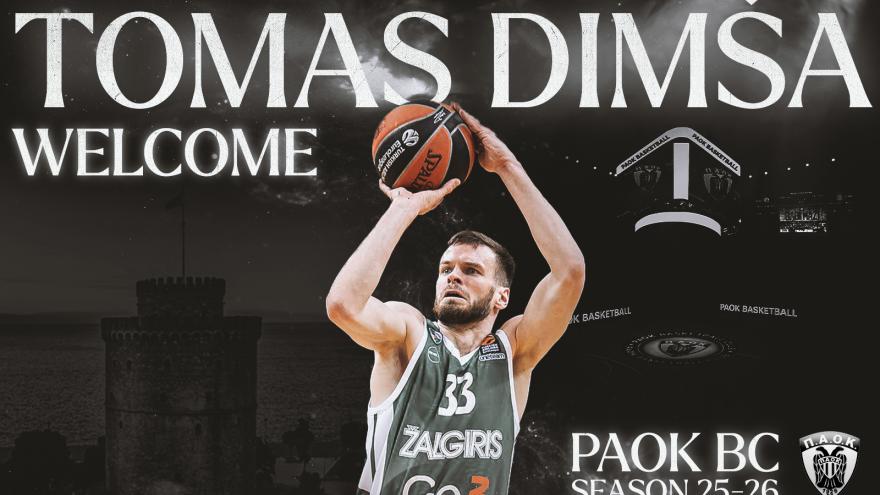 Ο Tomas Dimša στον ΠΑΟΚ!