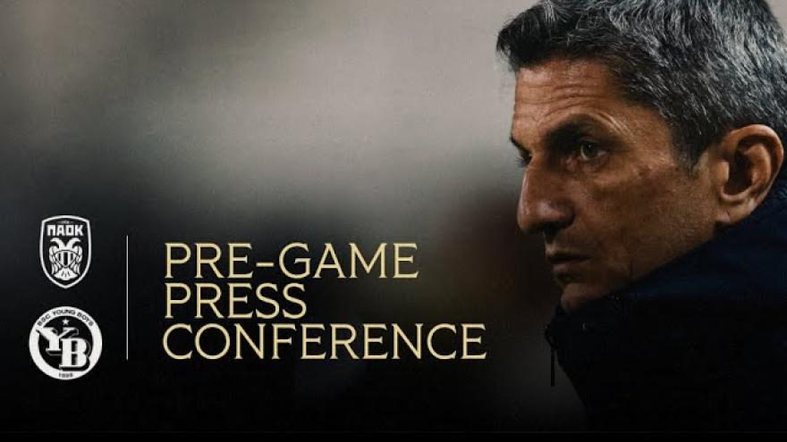 Η συνέντευξη Τύπου των Λουτσέσκου και Γιακουμάκη εν όψει Γιουνγκ Μπόις [video]