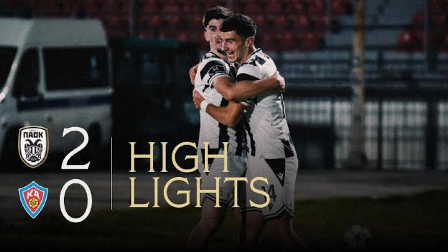 Τα στιγμιότυπα του ΠΑΟΚ - Ακουρέιρι Κ19