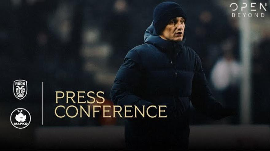 Η συνέντευξη Τύπου: ΠΑΟΚ - Μαρκό [video]