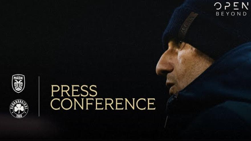 Η συνέντευξη Τύπου: ΠΑΟΚ - Παναθηναϊκός [video]