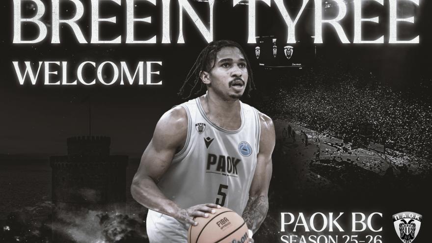 O Breein Tyree στον ΠΑΟΚ