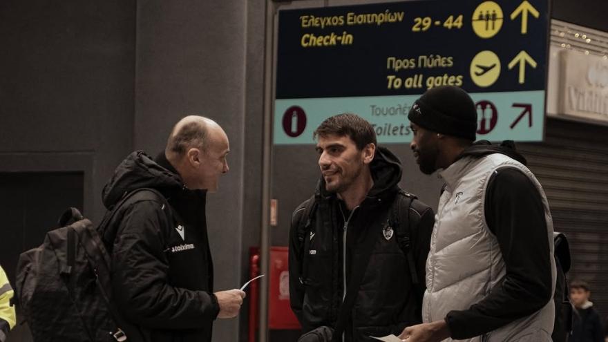 Ταξίδεψε από σήμερα (2/1) στη Μύκονο η αποστολή του ΠΑΟΚ (pics)