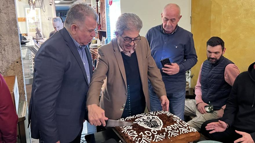 Κοπή Βασιλόπιτας για το Βόλεϊ ανδρών του ΠΑΟΚ! - Ο Κοβάσεβιτς ο τυχερός της βραδιάς [εικόνες]