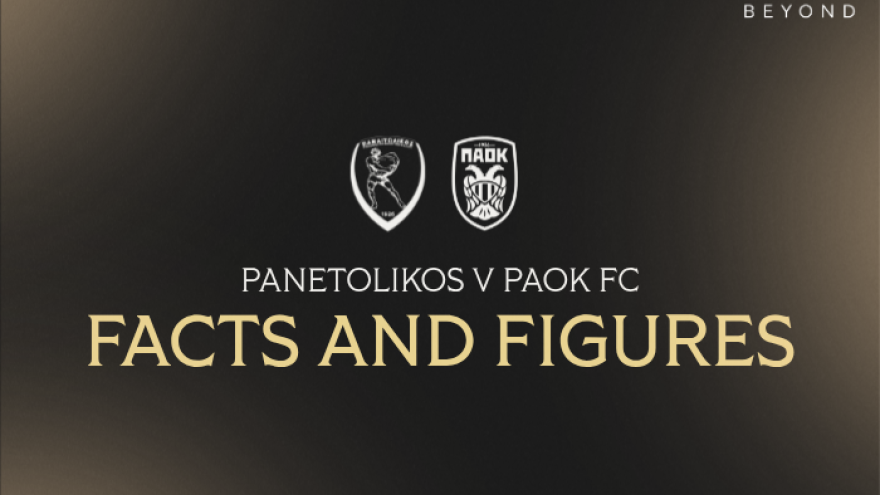 Facts & Figures για το Παναιτωλικός - ΠΑΟΚ