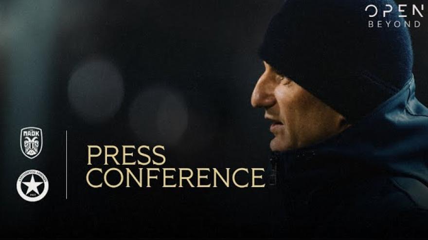 Η συνέντευξη Τύπου: ΠΑΟΚ - Ατρόμητος [video]