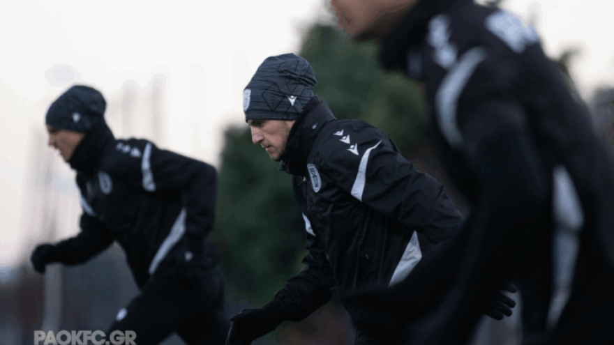 Προπόνηση και αναχώρηση για τον ΠΑΟΚ