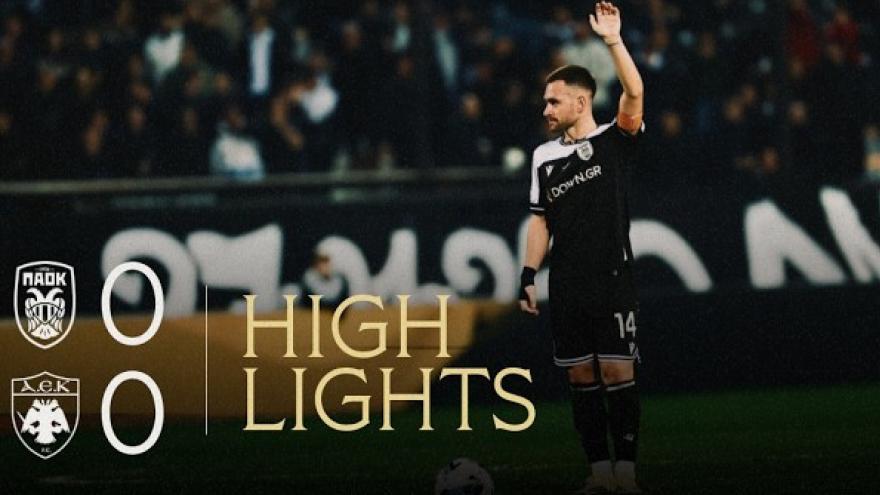 Τα στιγμιότυπα του ΠΑΟΚ - ΑΕΚ