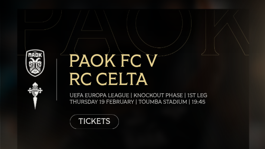 Τα εισιτήρια του ΠΑΟΚ - Θέλτα