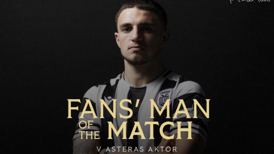 Fans’ Man of the Match o Ζαφείρης